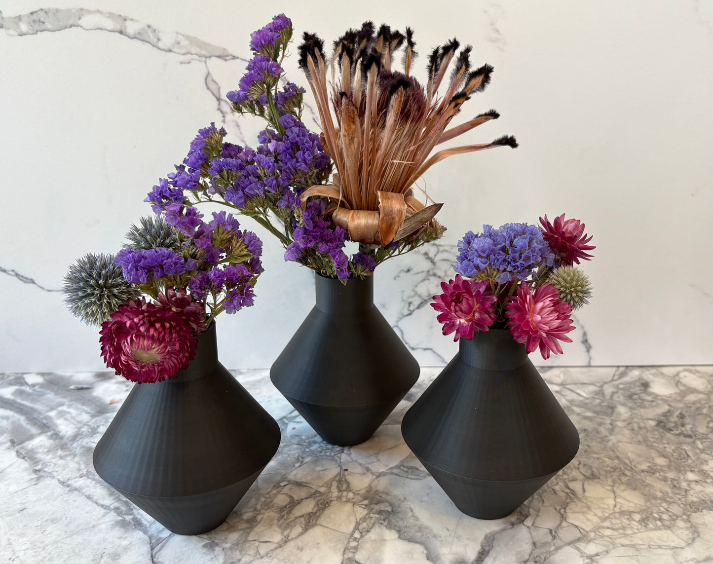 Small Dried Flower Arrangement in EcoFloral Vase