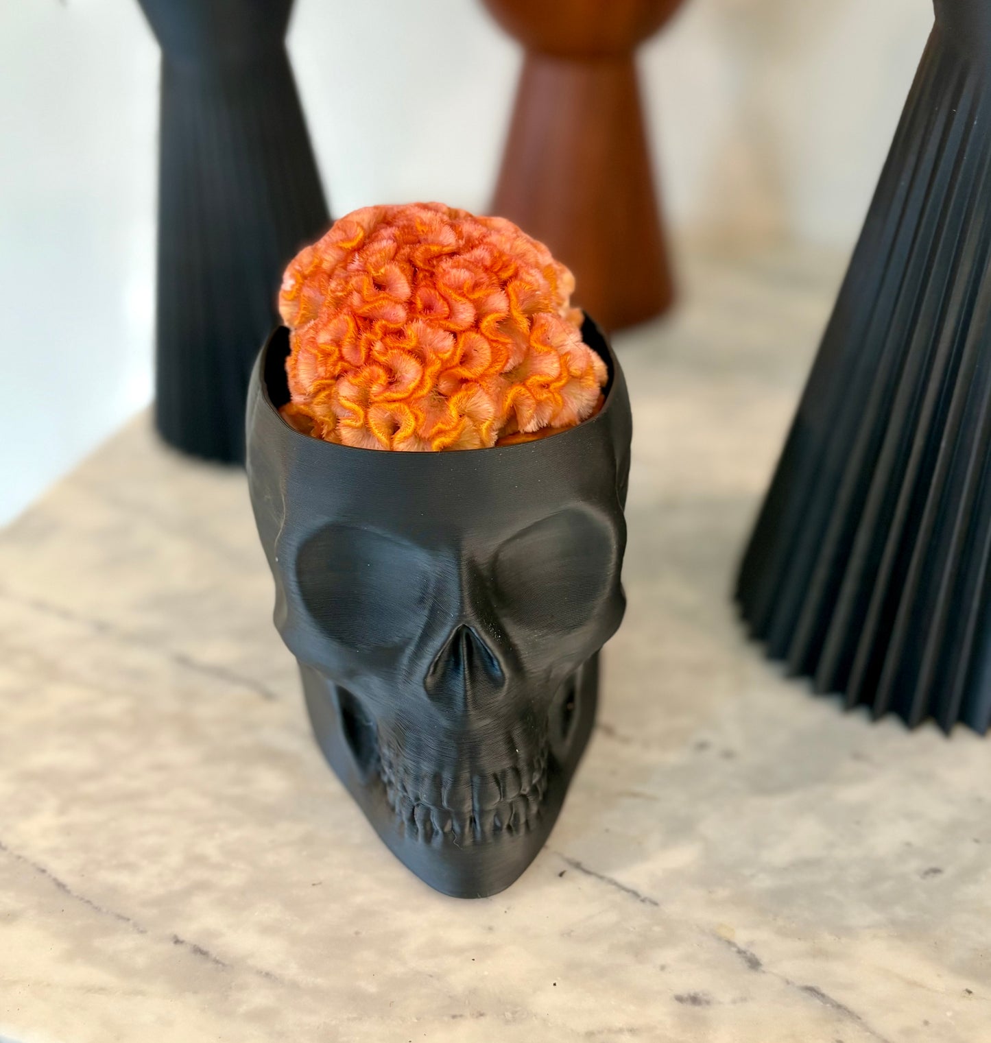 Skull Vase