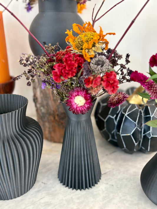 Medium Halloween Dried Flower Arrangement in EcoFloral Vase